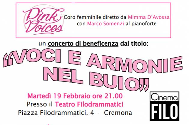 Giornata Nazionale del Braille Voci e armonie nel buio: concerto benefico – Cremona, Martedì 19 Febbraio