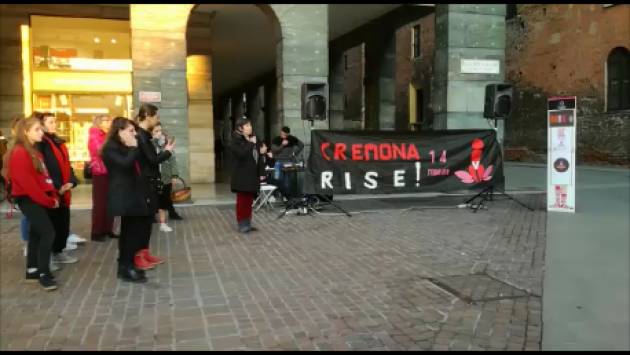 Anche a Cremona il 14 febbraio 2019 ONE BILLION RISING fa sentire la propria voce (Video di Chiara Peli)