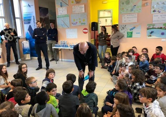 Padania Acque S.p.A., Vicomoscano: inaugurato il corner Acqua Point alla scuola Primaria