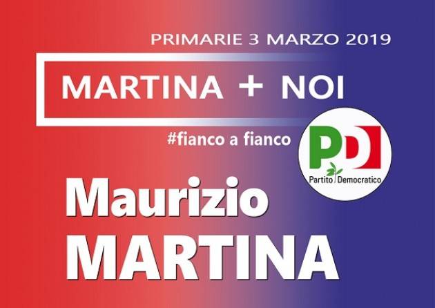 Verso le primarie: appello del Comitato per MARTINA - fianco a fianco