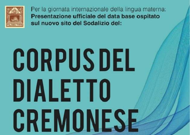 Corpus del dialetto Cremonese sabato 23 Febbraio all'ADAFA di Cremona