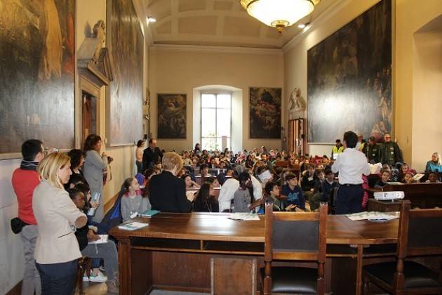 Il sindaco Galimberti incontra gli alunni delle scuole primarie nell'ambito del progetto UrbanWINS
