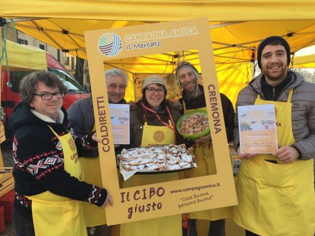 Cibo in maschera con Campagna Amica