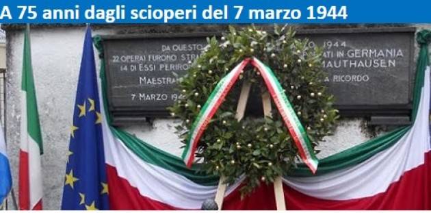 Lecco A 75 anni dagli scioperi del 7 marzo 1944