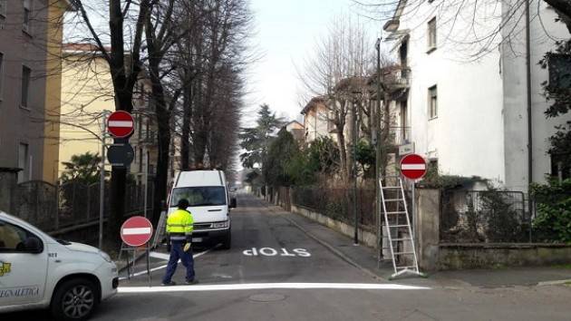 Ciclabile di viale Trento Trieste - Galimberti: «L'85% dei lavori è completato e continuiamo a ritmo serrato per terminare l'opera»