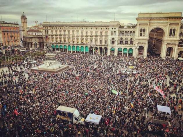 Manifestazione di Milano ‘People - Prima le persone’, molti i cremonesi (di Gian Carlo Storti)