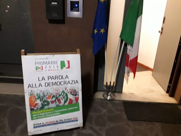 (Video) Primarie PD Cremona Piazza Grande di Zingaretti va alla ‘grande’ e porta a casa il 63,9 % con 4305 voti