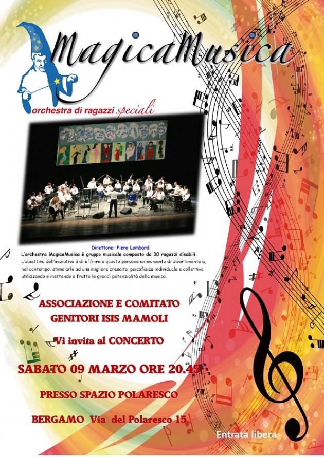 L’Orchestra MagicaMusica fa tappa a Bergamo