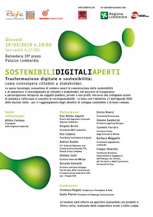 A Milano il  Digital Week organizzata dal Comune di Milano  il 14 marzo