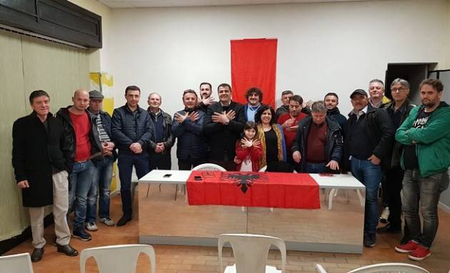Rosita Viola, invitata da Hajazi LANDI,  incontra la comunità albanese nella nuova sede di Cremona