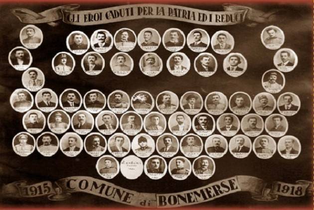 La Grande Guerra a Bonemerse: incontro il 3 aprile a SpazioComune