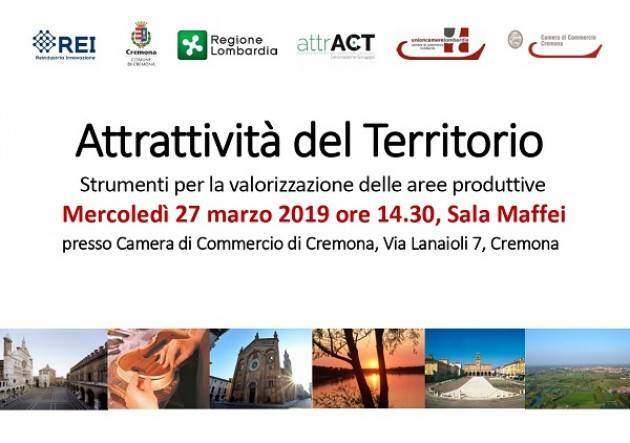 Attrattività del Territorio - Strumenti per la promozione delle aree produttive: incontro il 27 marzo