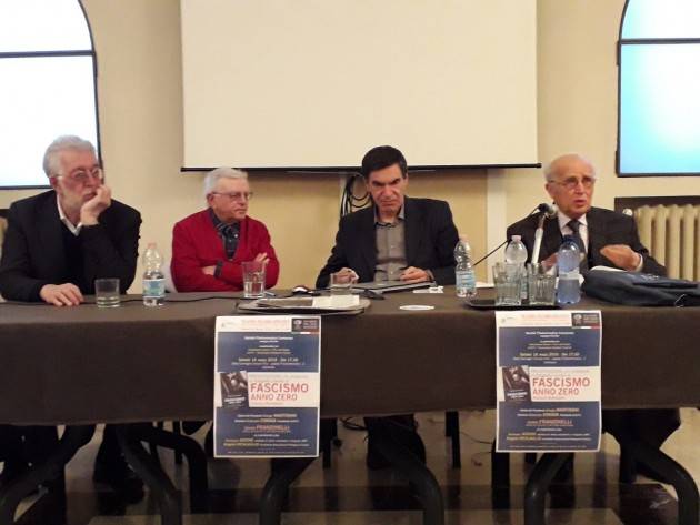 (Video) FASCISMO ANNO ZERO Conferenza di  Mimmo Franzinelli del 16 marzo al Filo di Cremona