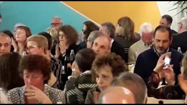 Galimberti a cena con 150 volontari che hanno idee.  A Cremona si può !! (Video G.C.Storti)