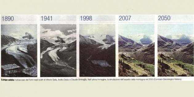 Il ghiacciaio dei Forni non esiste più