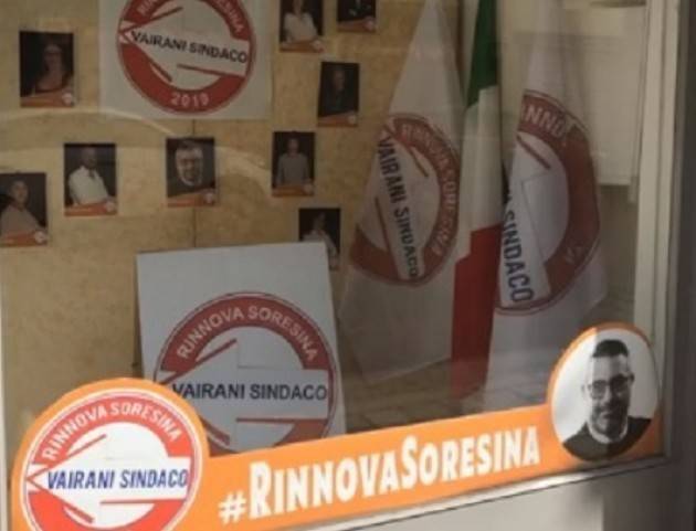 RinnovaSoresina 2019 Diego Vairani: siamo fieri di quello che abbiamo fatto, per questo ci ricandidiamo (Video G.C.Storti)