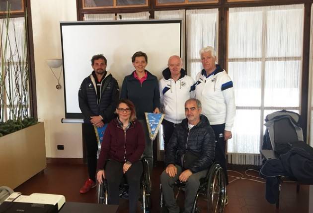 Tennis in carrozzina: la squadra della Baldesio incontra gli studenti dell'Università di Pavia