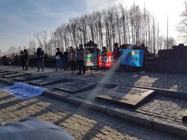 Massimiliano Bosio (Cgil)  di ritorno da Auschwitz 2019 ci racconta il viaggio con gli studenti cremonesi (Video G.C.Storti)