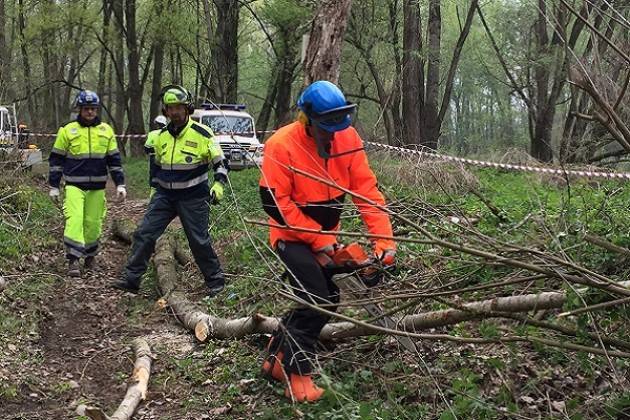 Esercitazioni sui fiumi per rischio idraulico per 45 volontari di Protezione Civile della provincia di Cremona