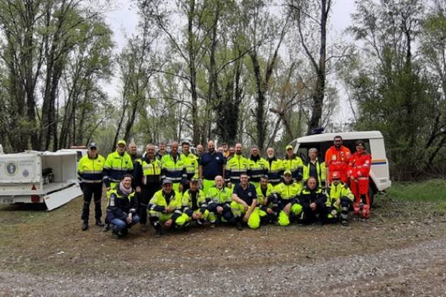 Esercitazioni sui fiumi per rischio idraulico per 45 volontari di Protezione Civile della provincia di Cremona
