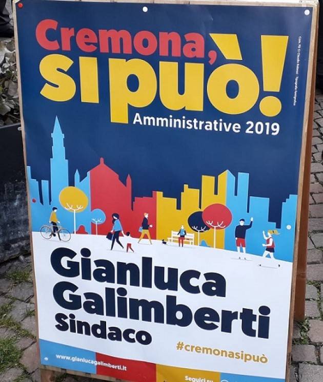 In pubblicazione il programma di  Cremona, si può! Gianluca Galimberti, sindaco Cremona 2019-2024