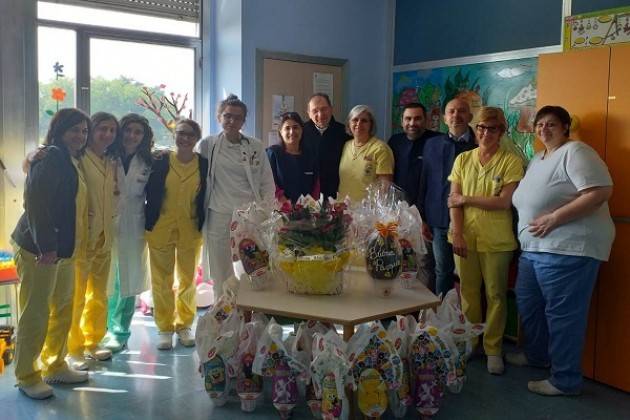 Uovo di Pasqua con sorpresa per la Pediatria di Cremona