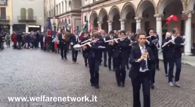 Festa 74° Liberazione Plumbeo nel cielo ma vitale nello spirito il 25 aprile cremasco.(Video E.Mandelli)