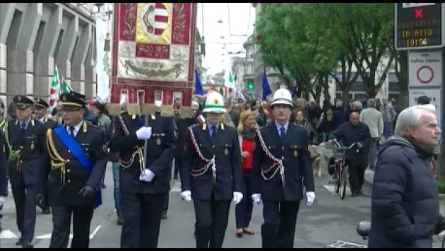 Cremona  Forte manifestazione antifascista nella Festa 25 aprile 2019,74° Liberazione (Video di G.C.Storti)