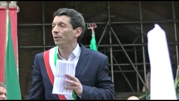 Cremona  Forte manifestazione antifascista nella Festa 25 aprile 2019,74° Liberazione (Video di G.C.Storti)