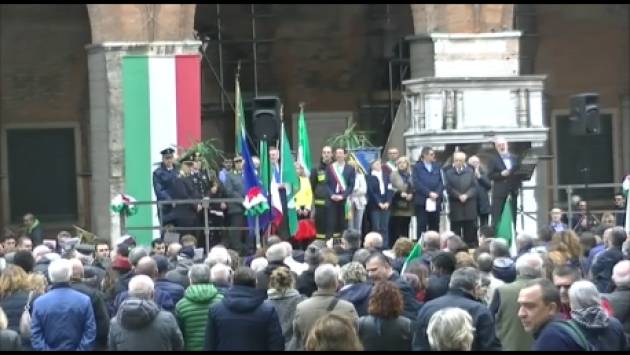 Cremona  Forte manifestazione antifascista nella Festa 25 aprile 2019,74° Liberazione (Video di G.C.Storti)