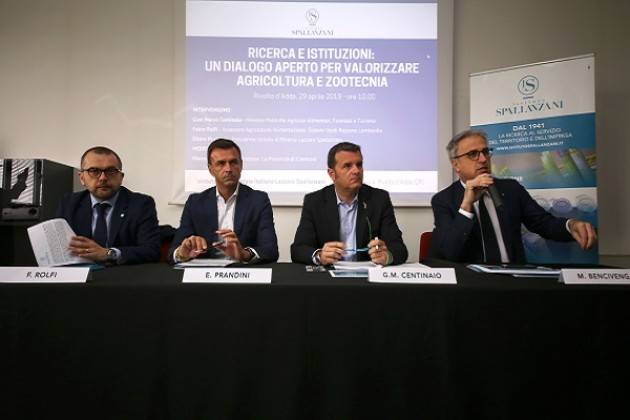 Il Ministro Centinaio incontra i vertici dell'Istituto Spallanzani di Rivolta d'Adda