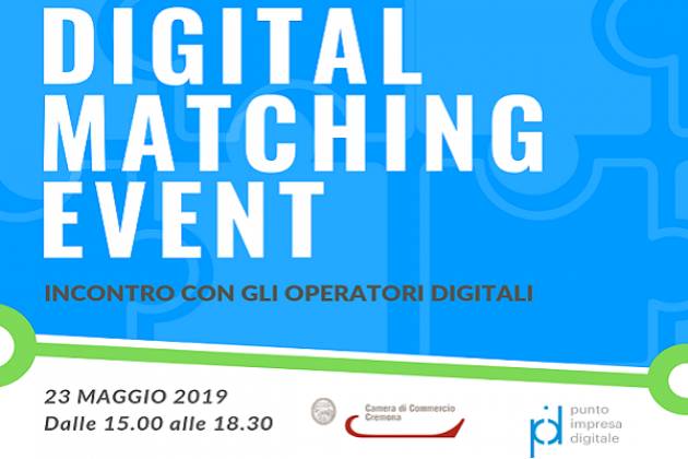 Digital Matching Event a Cremona il 23 maggio