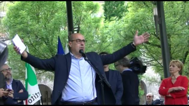 Zingaretti a Cremona  entusiasma attivisti del PD e centrosinistra. Galimberti sarà ancora un buon sindaco (video G.C.Storti)