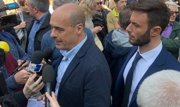 Zingaretti a Cremona  entusiasma attivisti del PD e centrosinistra. Galimberti sarà ancora un buon sindaco (video G.C.Storti)