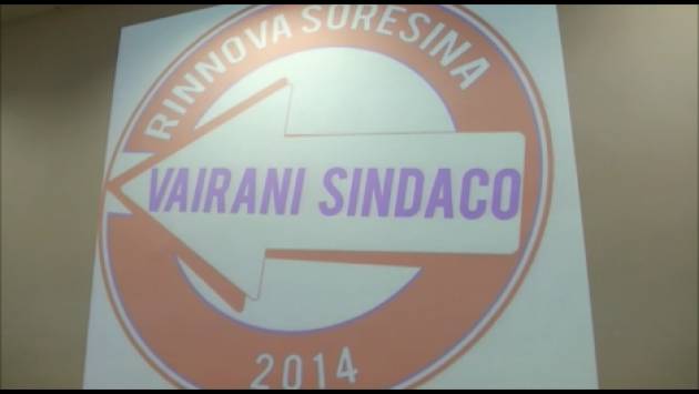 I candidati  lista RinnovaSoresina2019 Diego Vairani Sindaco presentano il programma (Video G.C.Storti)