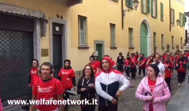 Ra silent walking è sbarcato a Crema grazie all’associazione AISM (Video E.Mandelli)
