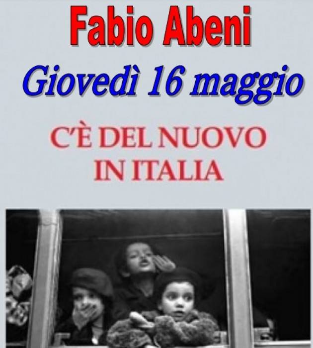 A Gussola  Presentazione libro di Fabio Abeni  ‘C’è del nuovo in Italia'