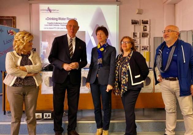 Padania Acque Cremona presenta ‘Drinking Water Report’ con il Liceo ‘G. Aselli’  (Video G.C.Storti)