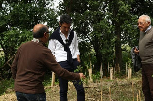 Il Sindaco Galimberti in visita all’ex polveriera riqualificata 