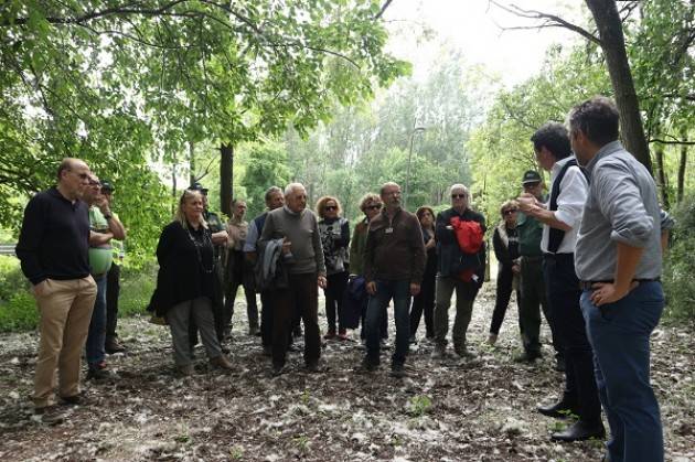 Il Sindaco Galimberti in visita all’ex polveriera riqualificata 