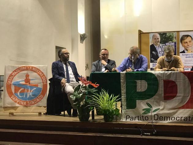 Casalmaggiore Graziano Del Rio (PD) sostiene Fabrizio Vappina Candidato Sindaco (Video)