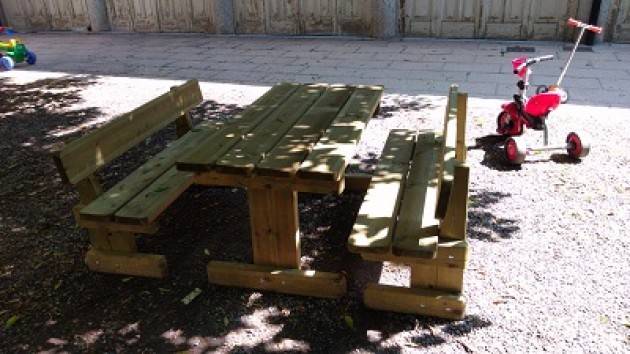 Per una Cremona  a misura di bambini. Nuovi giochi nelle scuole infanzia e nidi. Soddisfazione di Galimberti