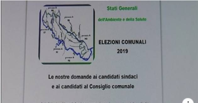 Stati Generali dell’Ambiente Cremona: molti candidati hanno risposto alle nostre  14 domande (Video G.C.Storti)