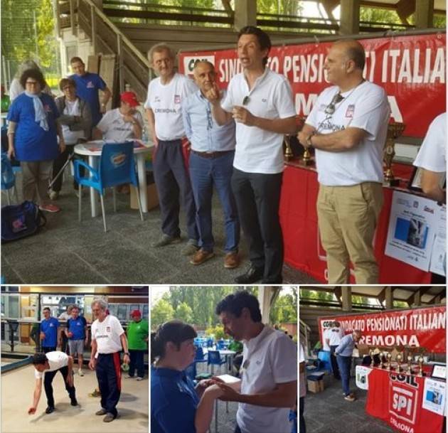 Cremona Progetto Coesione sociale Galimberti alle finali di bocce organizzate dallo SPi-CGIL