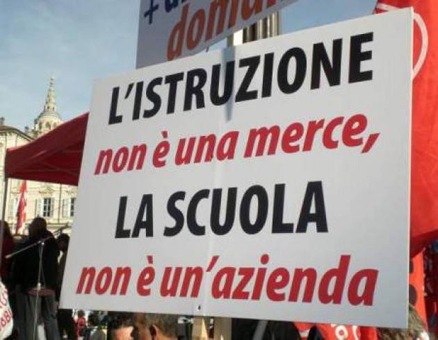 La scuola italiana è ridotta ad essere una ‘scuola finta’ di Lucio Garofalo