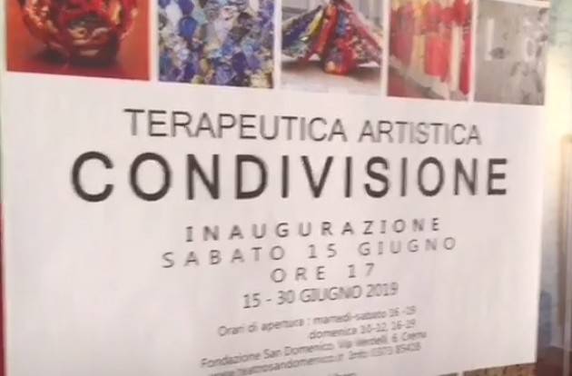 San Domenico di Crema inaugurata mostra arte condivisa (Video E.Mandelli)