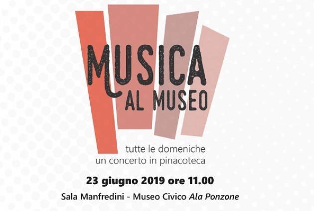 Domenica 23 giugno ultimo appuntamento della rassegna Musica al Museo