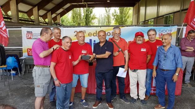 Cremona il Torneo dello SPI-CGIL Lombardo di Bocce è stato vinto dalla Ass. Parkinson di Cassago Magnago