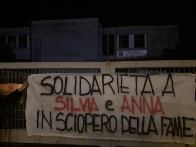 SCIOPERO DELLA FAME NEL CARCERE DELL’AQUILA: SOLIDARIETÀ A SILVIA E ANNA