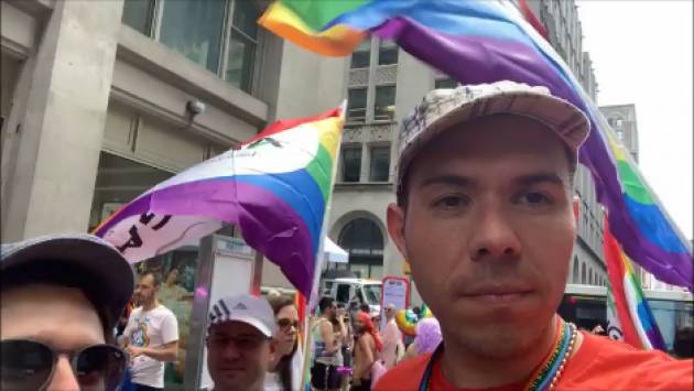 (Video)  A cinquant’anni da Stonewall  Gabriele Piazzoni con ArciGay Italia al GayPride2019 di  New York